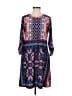 AGB Paisley Blue Casual Dress Size M - photo 1