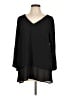 MICHAEL Michael Kors 100% Polyester Black 3/4 Sleeve Blouse Size L - photo 1