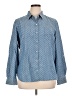 Tommy Hilfiger Polka Dots Blue Long Sleeve Button-Down Shirt Size XL - photo 1