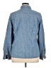 Tommy Hilfiger Polka Dots Blue Long Sleeve Button-Down Shirt Size XL - photo 2