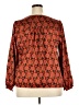 1.State 100% Polyester Red Long Sleeve Blouse Size 2X - photo 2