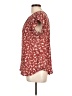 Fun2Fun Burgundy Short Sleeve Blouse Size L - photo 5