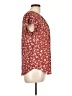 Fun2Fun Burgundy Short Sleeve Blouse Size L - photo 4