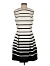Eliza J Stripes Ivory Casual Dress Size 6 (petite) - photo 1