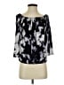 MICHAEL Michael Kors Black 3/4 Sleeve Blouse Size S (petite) - photo 1