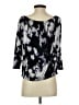 MICHAEL Michael Kors Black 3/4 Sleeve Blouse Size S (petite) - photo 2