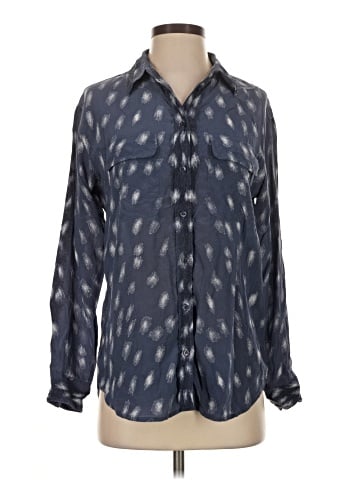 Equipment Long Sleeve Blouse (view 1)