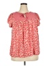 Gap 100% Modal Red Short Sleeve Blouse Size XXL - photo 1