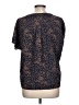 Greylin 100% Polyester Animal Print Brown Short Sleeve Blouse Size L - photo 2