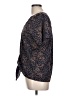 Greylin 100% Polyester Animal Print Brown Short Sleeve Blouse Size L - photo 5