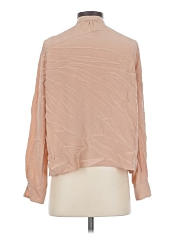 Vanessa Bruno Long Sleeve Silk Top (view 2)
