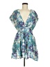 Free People Tropical Blue Cocktail Dress Size M - photo 1