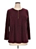 Jones Studio Burgundy Long Sleeve Top Size XL - photo 1