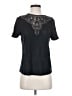 Sézane 100% Linen Black Short Sleeve Top Size S - photo 1