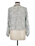 Zara Basic Silver 3/4 Sleeve Blouse Size M - photo 2
