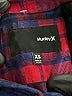 Hurley 100% Cotton Plaid Red Long Sleeve Button-Down Shirt Size XS - photo 7