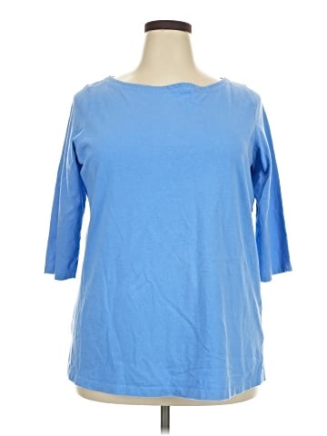Woman Within 3/4 Sleeve T-Shirt (view 1)