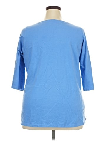 Woman Within 3/4 Sleeve T-Shirt (view 2)