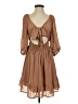 Unbranded 100% Polyester Brown Casual Dress Size S - photo 1