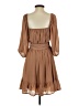 Unbranded 100% Polyester Brown Casual Dress Size S - photo 2
