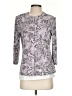 Alex Evenings Print Purple Jacket Size S - photo 1
