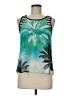 BCX 100% Polyester Teal Sleeveless Blouse Size M - photo 1