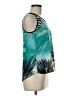 BCX 100% Polyester Teal Sleeveless Blouse Size M - photo 4