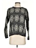 J.Jill Print Black Pullover Sweater Size XS - photo 1