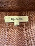 Madewell 100% Polyester Plaid Brown Coat Size M - photo 6