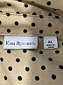 Kim Rogers Polka Dots Tan Long Sleeve Blouse Size XL - photo 7