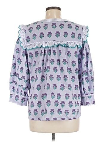 Entro 3/4 Sleeve Blouse (view 2)