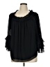 CeCe 100% Polyester Black 3/4 Sleeve Blouse Size XL - photo 1
