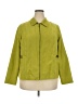 Studio Works 100% Polyester Solid Green Jacket Size 20 - photo 1