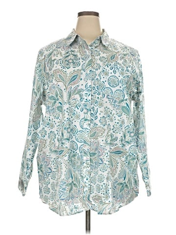 Coldwater Creek Long Sleeve Button-Down Shirt (view 1)