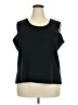 MING WANG Black Sleeveless Blouse Size 2X - photo 1