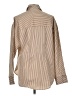 Express Stripes Tan Long Sleeve Button-Down Shirt Size M - photo 2