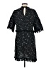 Zara 100% Polyester Tweed Black Casual Dress Size M - photo 2