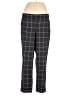 Anne Klein Plaid Black Casual Pants Size L - photo 1