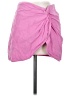 White Fox Solid Pink Casual Skirt Size S - photo 1