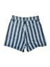Zara Stripes Blue Denim Shorts Size 0 - photo 2
