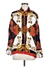 Sandro Print Red Long Sleeve Blouse Size Med (2) - photo 1