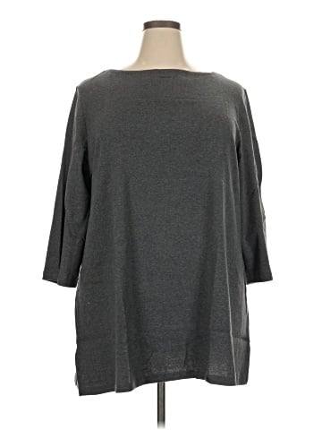Karen Scott 3/4 Sleeve T-Shirt (view 1)