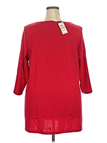 Karen Scott 3/4 Sleeve T-Shirt (view 2)
