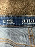 a.n.a. A New Approach Hearts Blue Jeans Size 12 - photo 7