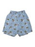 Knitworks 100% Polyester Floral Blue Shorts Size 14 - photo 2