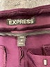 Express Solid Purple Dress Pants Size 10 Petite - photo 7