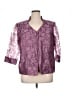 Alex Evenings Purple Blazer Size 1X - photo 1