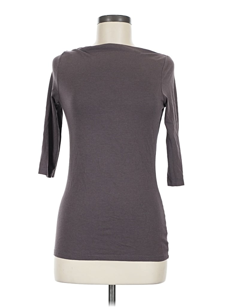 Pre-owned Willi Smith 3/4 Sleeve T-shirt In Gray