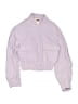 SO 100% Nylon Solid Purple Track Jacket Size 7 - photo 1