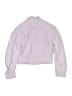 SO 100% Nylon Solid Purple Track Jacket Size 7 - photo 2